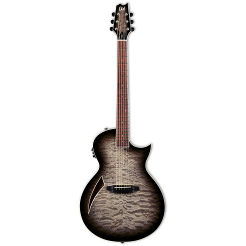 LTD TL-6 QM Charcoal Burst Guitarra Electroacústica