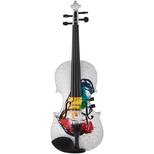 KINGLOS YSDS-N302 Violín Electrificado 4/4 Decorado