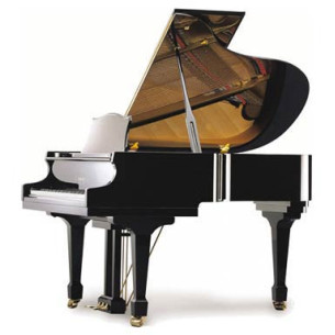 SAMICK SIG-59D Piano Acústico de Cola Negro Pulido