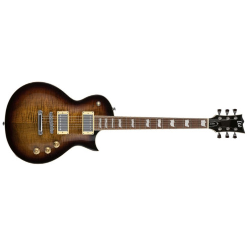 EC-256FM Guitarra Eléctrica Eclipse Dark Brown Sunburts