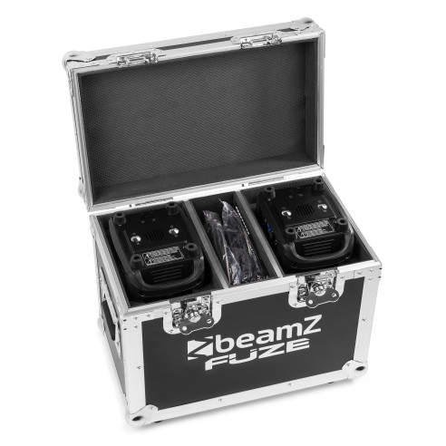 BEAMZ Fuze75S Set 2 pcs Cabeza Movil Spot 75W LED en Flightcase