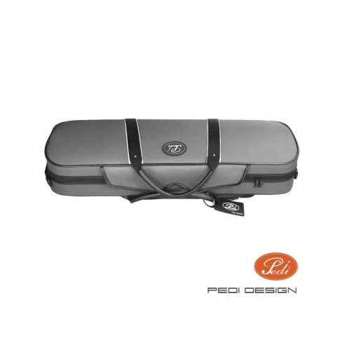 PEDI NITEFLASH Estuche Viola 16.5" Rectangular Gris