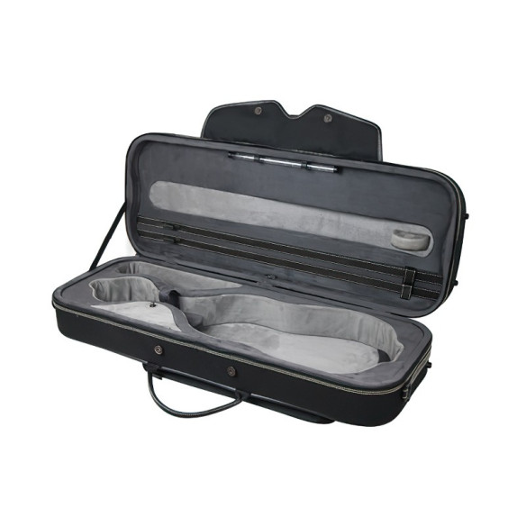 PEDI NITEFLASH Estuche Viola 16.5" Rectangular Negro