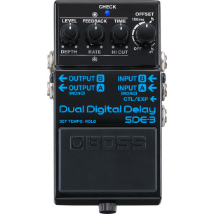 BOSS SDE-3 Pedal Dual Digital Delay