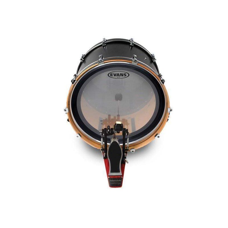 Parche para Bombo Batidor de 18" Evans G Plus EMAD BD18GMAD con muffle externo espuma y 1 capa.