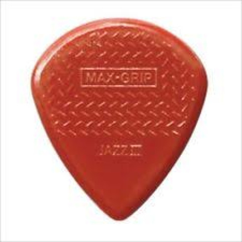 Pack 6 Púas Max-Grip Jazz Nylon rojo