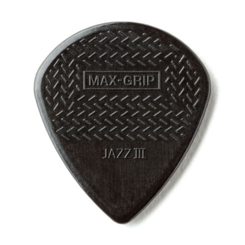 Pack 6 Púas Max-Grip Jazz Nylon negro