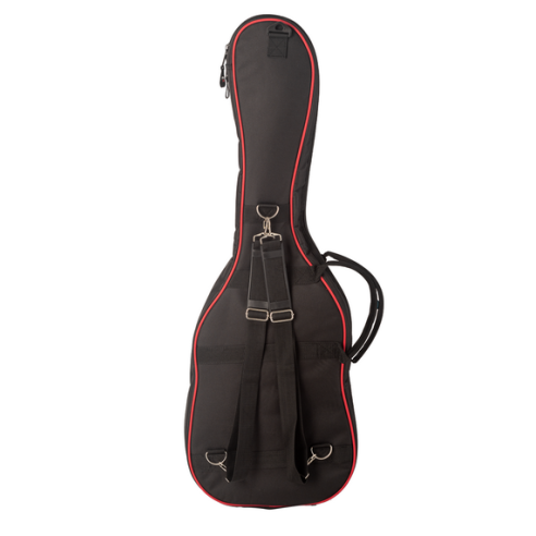 Funda Guitarra Eléctrica 10mm Negra/Roja FGE10RD