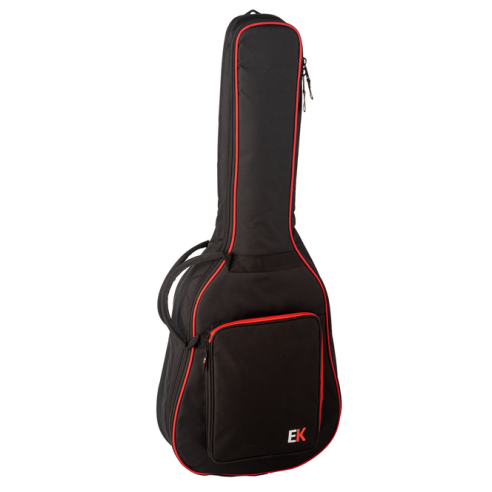 Funda Guitarra Clásica 4/4 10mm Negra/Roja FGC10RD