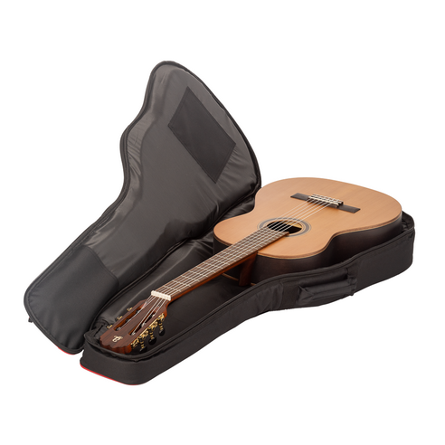 Funda Guitarra Clásica 4/4 30mm Negra/Roja FGC30RD