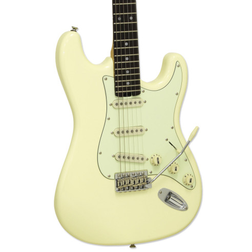 STG-62 VW Guitarra Eléctrica Strato Vintage White