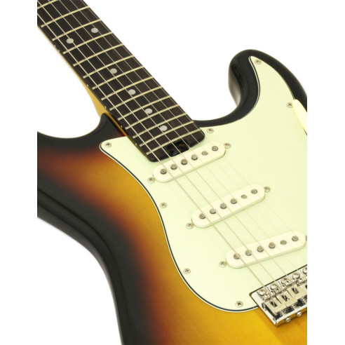 STG-62 3TS Guitarra Eléctrica Strato Sunburst