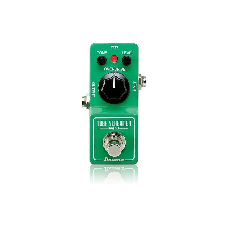 Pedal de efectos serie Tube Screamer Mini con controles de Drive, Tono y Level