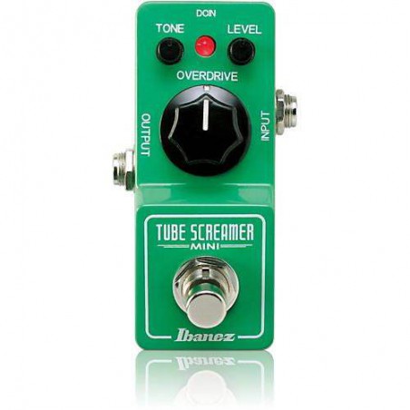 Pedal de efectos serie Tube Screamer Mini con controles de Drive, Tono y Level