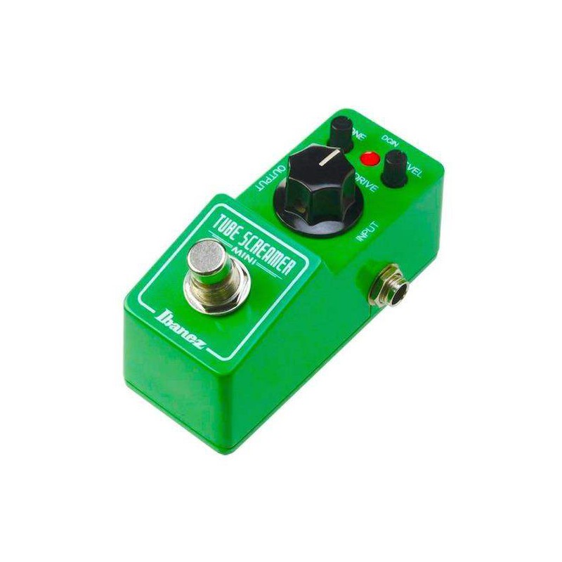 Pedal de efectos serie Tube Screamer Mini con controles de Drive, Tono y Level