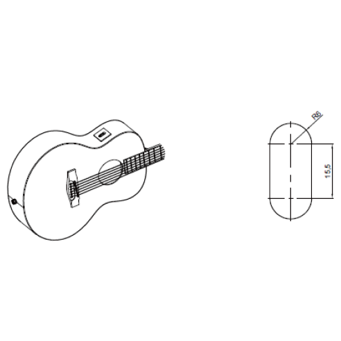 OS1 Preamplificador de Guitarra con conexión BT y efectos