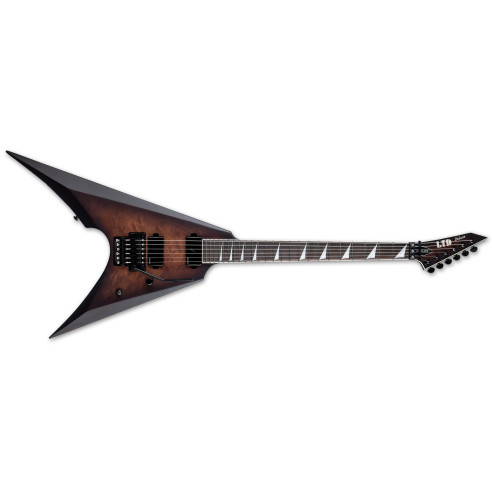 LTD ARROW QM - Dark Brown Sunburst Satin Guitarra Eléctrica