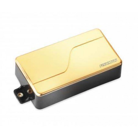 comprar Pastilla Humbucker FISHMAN Modern Alnico PRF-MHB-AG1 para guitarra eléctrica, acabado dorado.