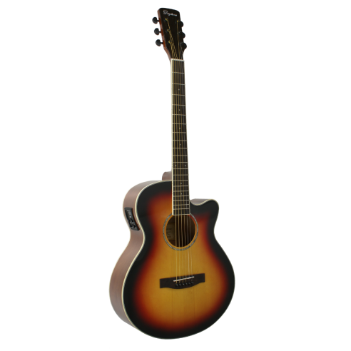 GADSTSB Guitarra Acústica Mini Jumbo Sombreada