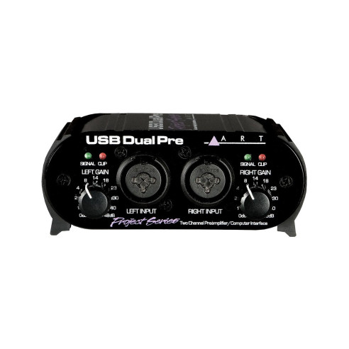 USB Dual Pre PS Preamplificador de 2 canales USB