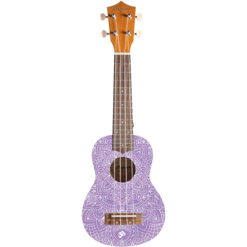 B1E-WN Ukelele Soprano Crown Mandala