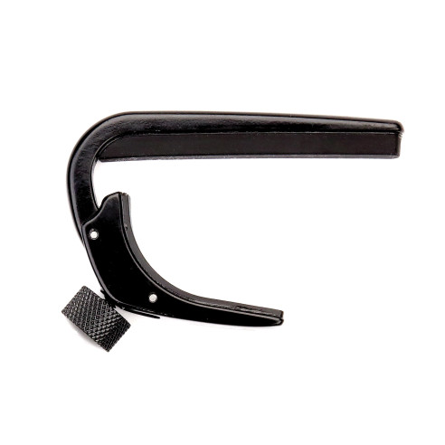 Capo para guitarra clásica serie NS de D'Addario, color negro.