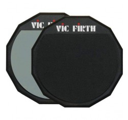 comprar Pad de prácticas de 12" Vic Firth PAD12D, con 2 caras, una de goma blanda y otra dura.