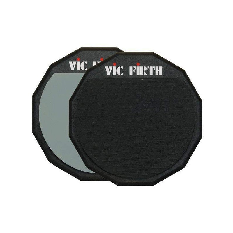 comprar Pad de prácticas de 12" Vic Firth PAD12D, con 2 caras, una de goma blanda y otra dura.