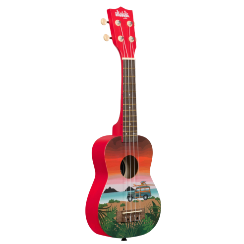 UKASURF Ukelele Soprano UKADELIC GRAPHIC TOP 