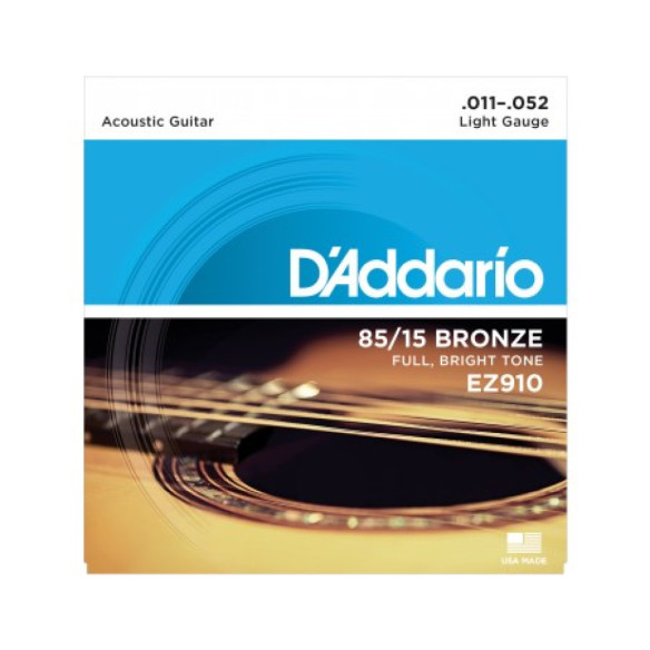 D' Addario Juego EZ910 Bronze 85/15 11-52