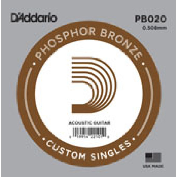 D' Addario PB049 Cuerda Guitarra Acústica Phosphor Bronze