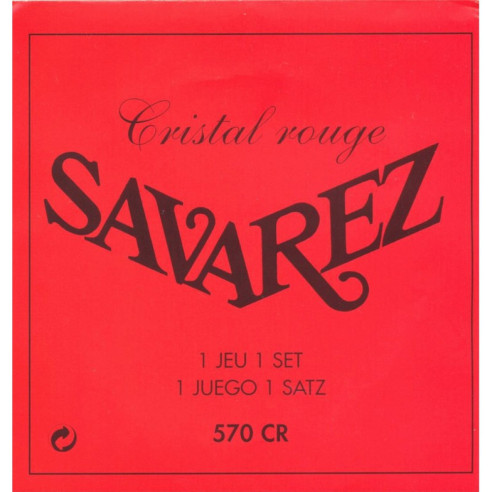 SAVAREZ 570-CR Juego Clásica Cristal Roja