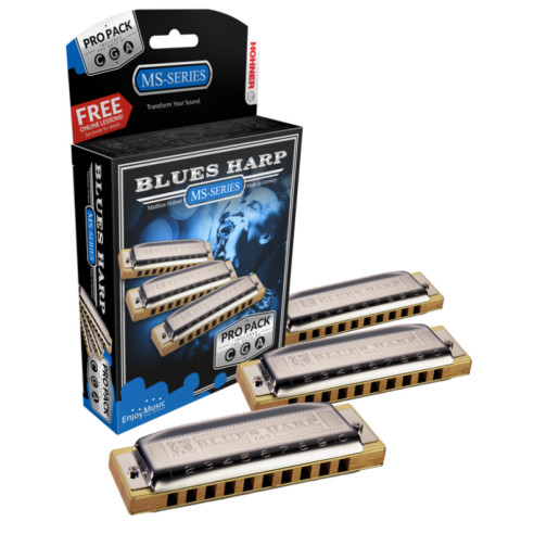 Pack Armónicas Blues Harp Propack A/C/G