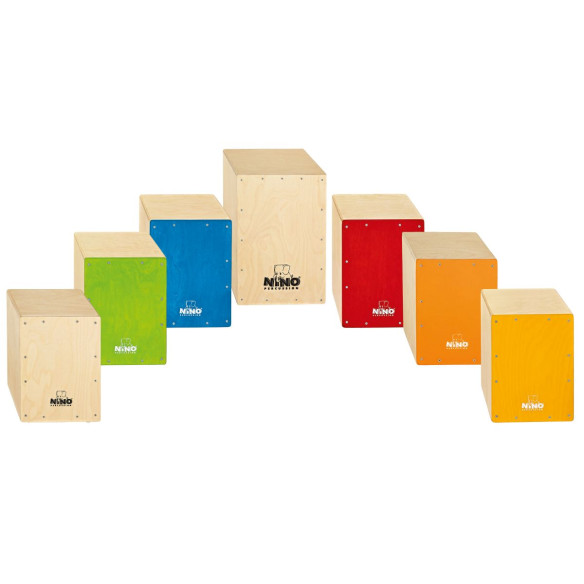 NINO PERCUSSION NINOSET950 Set de 7 Cajones Flamencos NINO PERCUSSION NINOSET950 Set de 7 Cajones Flamencos