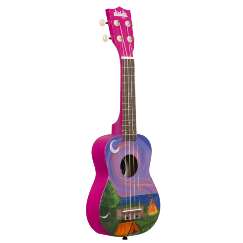 UKAHAPPY Ukelele Soprano SERIE UKADELIC GRAPHIC TOP 