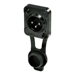 CON.- XLR CHAS.3P MACHO NEGRO RRX3M-Z-001-1