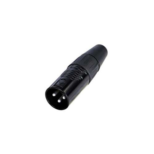 CONECTOR XLR 3P MACHO RC3M-BAG-D (B100)