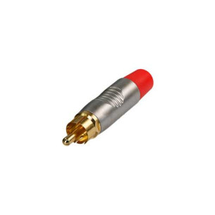 CONECTOR RCA ROJO RF2C-AU-2