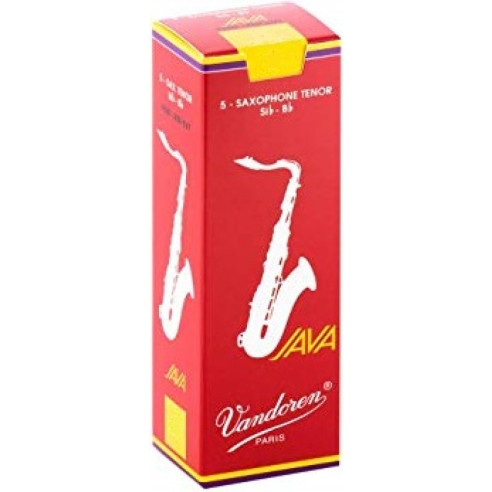 Caja 5 cañas Saxo Tenor Java Roja nº2 1/2