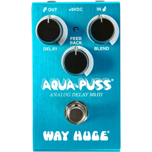 WAY HUGE WM-71 AQUA-PUSS MINI Pedal Delay Analógico