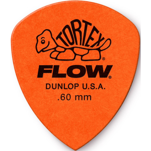 Pack 12 Púas Tortex Flow Standard 060mm