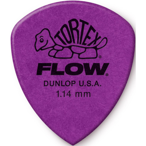 Pack 12 Púas Tortex Flow Standard 1.14mm