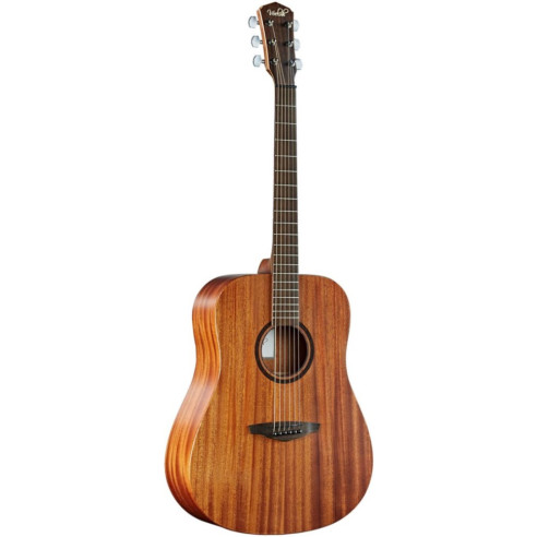 Guitarra Dreadnought Veelah V1-DM con tapa maciza de caoba.