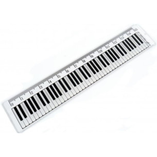 Regla 15 cm Teclado R-1024