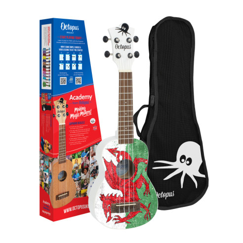 OCTUPUS UK-205WEL Ukelele Soprano Welsh Flag