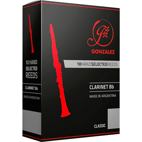 Caja 10 Cañas Clarinete Classic 1½