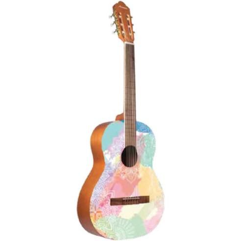 BG39-RM Guitarra Clásica Rainbow Mandala