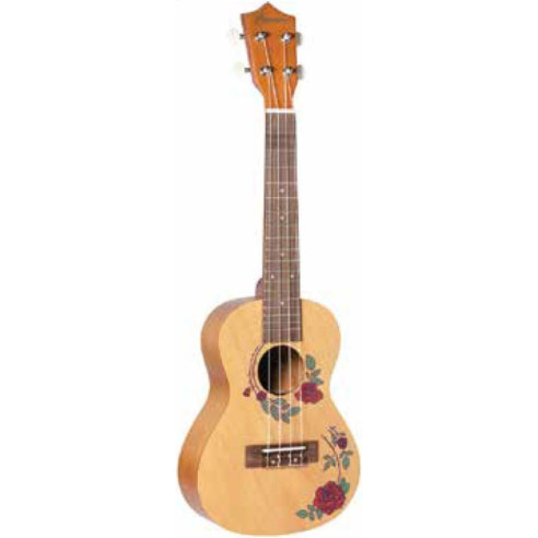 B1E-RS Ukelele Soprano Roses