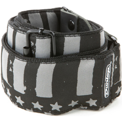 D67-13 Correa Guitarra Jacquard Stars and Stripes