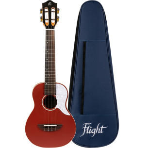 Flight Ukelele Concierto PRINCESS Series IRIS Rojo